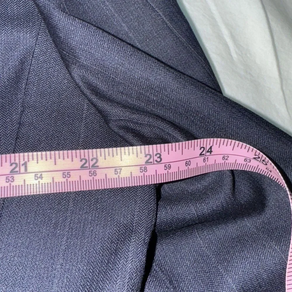 Loro Piana Blazer Sportcoat Mens Size 40R 100%‎ Wool Blazer Black Pinstripe